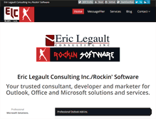Tablet Screenshot of ericlegaultconsulting.com